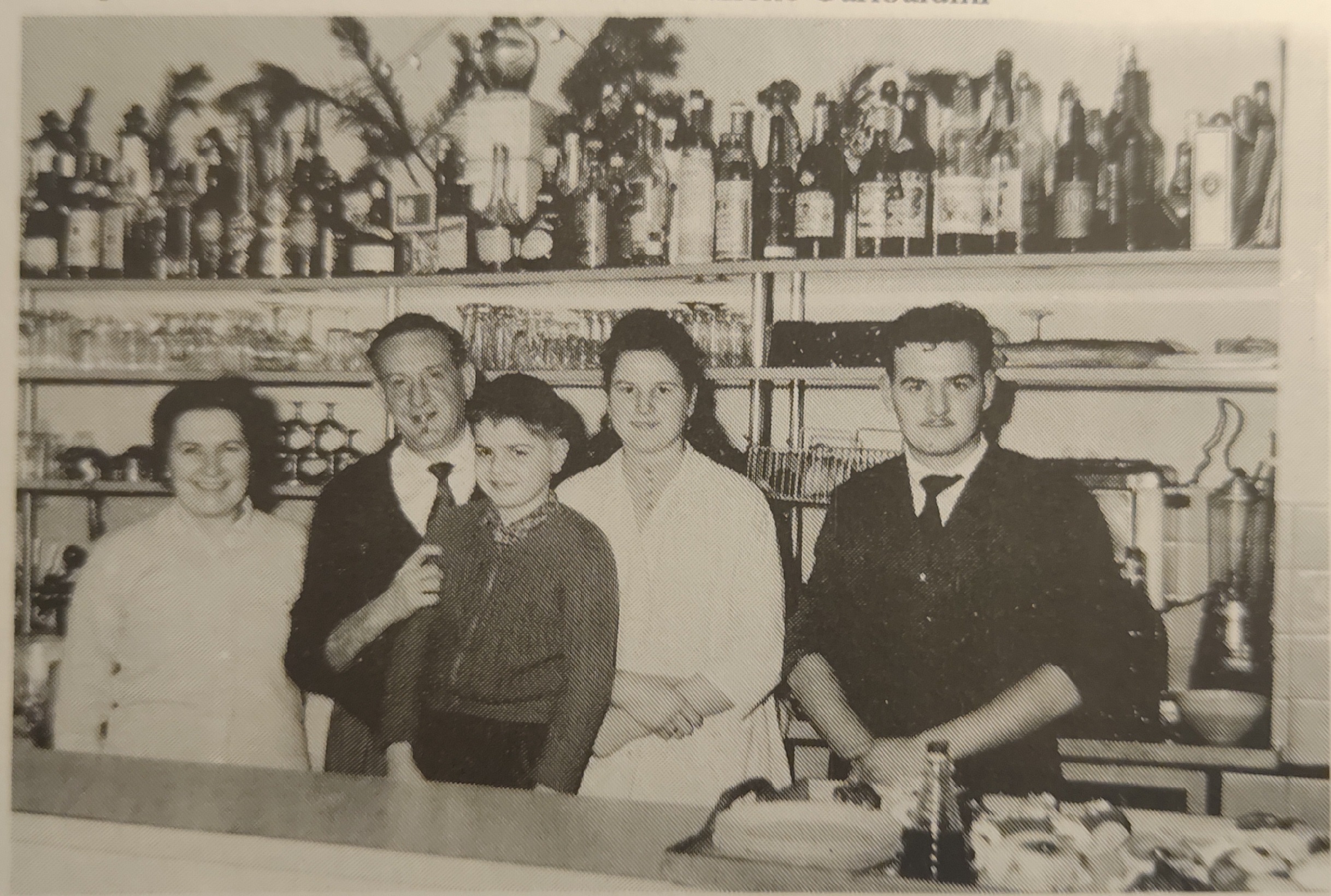 La famiglia Martini a Parigi negli anni cinquanta